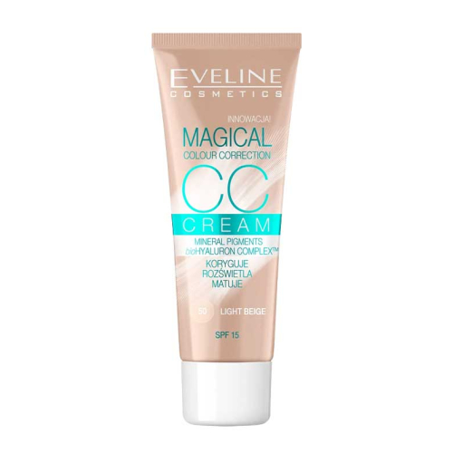 سی سی کرم اولاین Cc Cream Magical Colour Correction Eveline