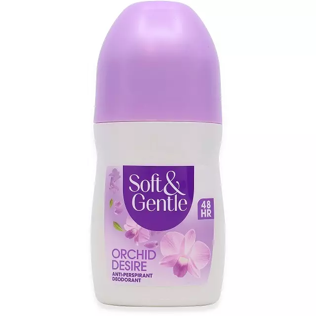 رول ضد تعریق زنانه 48 ساعته سافت اند جنتل مدل ORCHID DESIRE